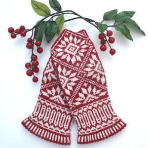 Zinnia mittens by Mary Ann Stephens, Twist Collective Winter 2011