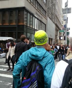 neon fair isle hat NY Nordic Hat