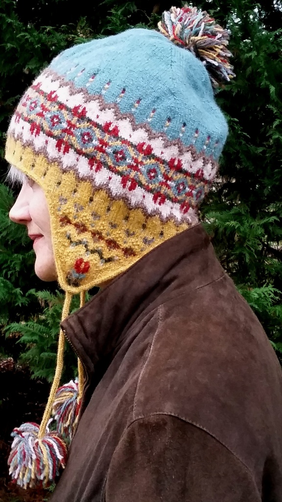 Sagebrush Chullo Fair Isle knitting kit and knitting pattern
